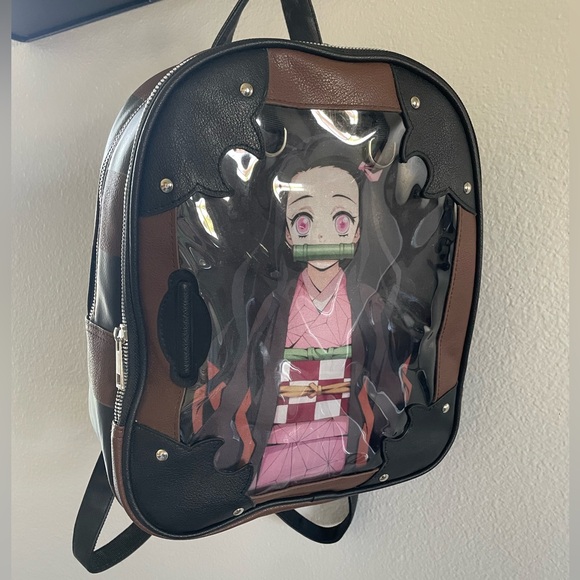 Nezuko Kamado anime Demon Slayer: Kimetsu No Yaiba Pin Collector Mini Backpack - Picture 1 of 15